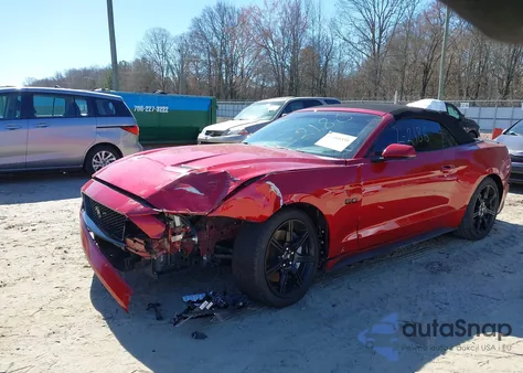 2020 Ford Mustang Gt Premium из США, поврежденный, VIN 1FATP8FF0L5127492